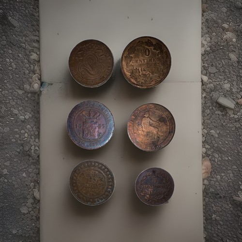 Lot pièces anciennes - 🪙, 6