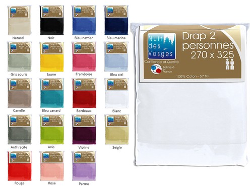 Drap plat 100 coton grand - drap,