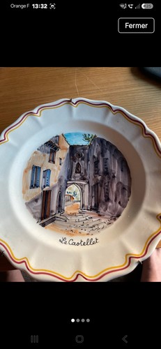 Assiette collection peinte - collection,