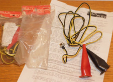 LOT MULTIPLEX cable de charge PINCE batterie alimentation ROUGE et NOIR chargeur