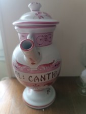 Pot A Pharmacie Chevrette Faience De Clamecy TBE HT 26cm