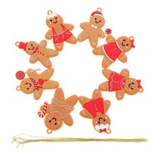 8 Pcs Bonhomme Pain D'épice