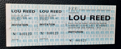 Ticket billet used stub place - ticket,