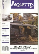 MAQUETTES N°13 MERCEDES 300 SL/ TARPON MKII / BERGEPANZER III-IV/ BELL UH-1 HUEY