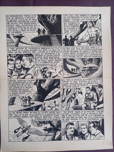 Planche originale raoul - originale,