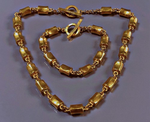 Parure collier biche bere - collier,