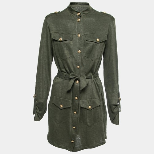 Mini robe ceinturée - , embellie