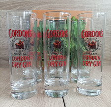 Lot 6  verres Gordon's Dry Gin