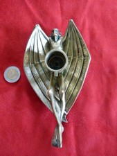 Bougeoir  ancien diable satan devil teufel Méphisto démon malin en laiton XIX