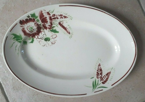 Plat ovale ancien badonvoller - ovale,