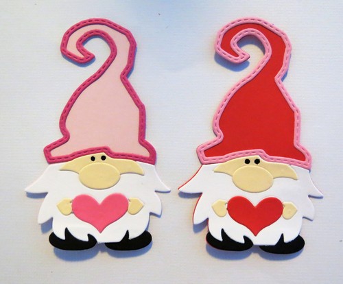Valentines gnome layered - gnome,
