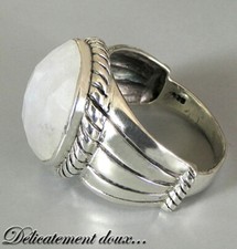 Très BELLE Bague en Argent