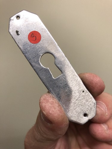 Entrée serrure alu - 1x,