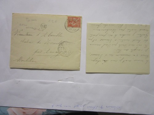 Lettre ancienne traus - de,