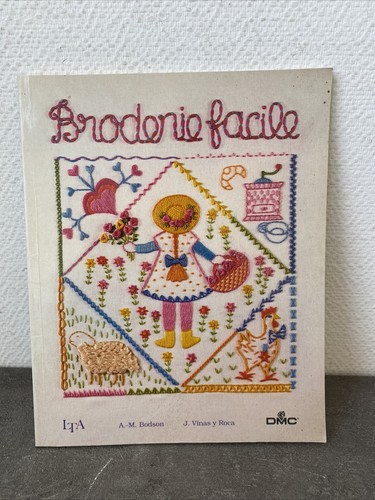 Ancien livre broderie - livre, facile