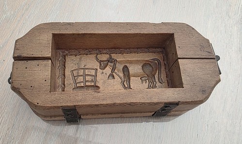 Très joli beurrier ancien - , en
