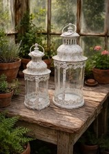 LOT DE 2 LANTERNES STYLE