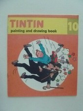 TINTIN  ALBUM A COLORIER /