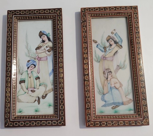 Paire miniatures perse sur - paire,