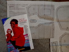 patron poupée modes et travaux NON DECOUPER COMPLET   Septembre 2006 + page