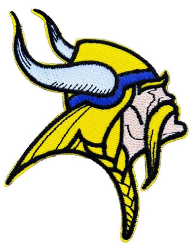 Casque viking guerrier patch