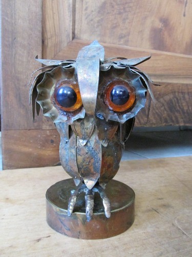 Chouette hibou sculpture boite - chouette,