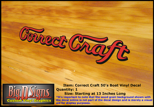 Correct craft vinyl decal - craft,
