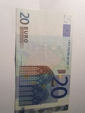 Billet de 20 euros 2002 Jean Claude Trichet  N°serie U "Très Bon État"