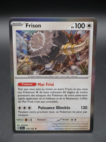 Carte pokémon frison - carte,