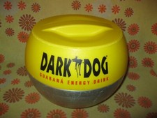 Ancien BAC A GLAÇONS DARK DOG ENERGY DRINK en PLASTIQUE Ice Bucket Seau à Glace