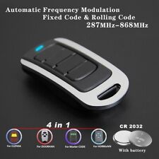 Télécommande Universelle 287 à 868 MHz Copieuse Signal Pour Portail Porte Garage