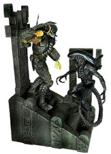 SCAR PREDATOR Vs ALIEN GRID Statues En Résine 20-30Cm Palisades