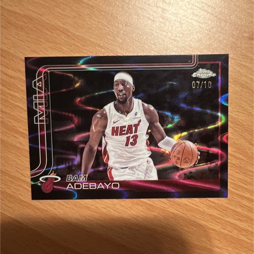 Topps chrome bam adebayo miami - chrome,