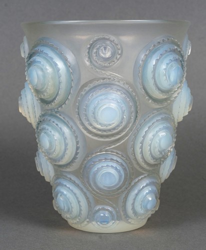 Vase spirales verre - verre, opalescent