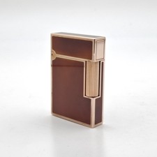 Briquet S.T. Dupont Gatsby Ligne 2 Orange Brun Laque De Chine