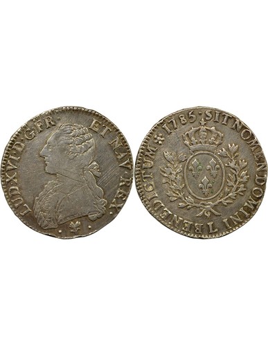 France louis xvi ecu argent - xvi,