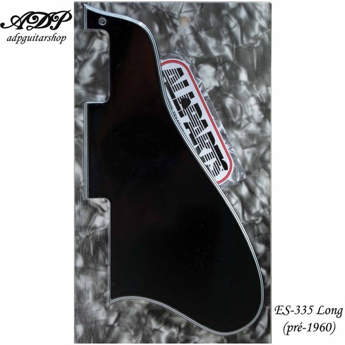 Plaque pickguard long noire - long,