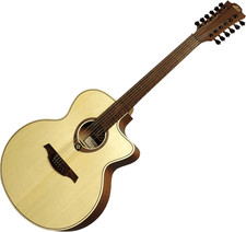 GUITARE ELECTRO ACOUSTIQUE 12 CORDES JUMBO LAG TRAMONTANE T177J12CE