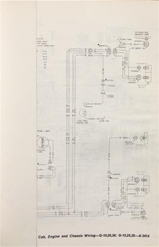 1975 chevy gmc van - g, diagramme