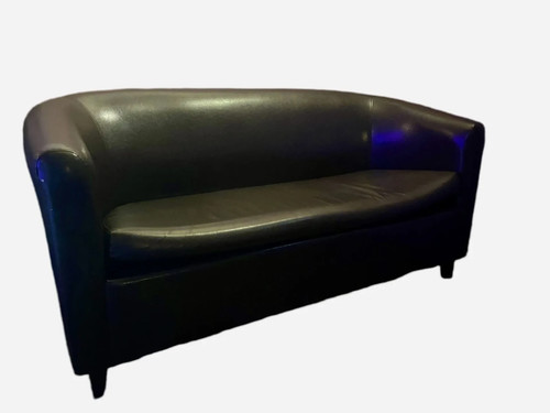 Canape cuir corbeille trois - canape,