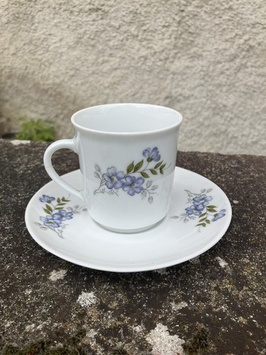 Tasses café soucoupes - 6,