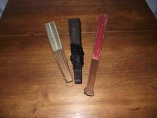 eventail espagnol en papier décoré et armature bois