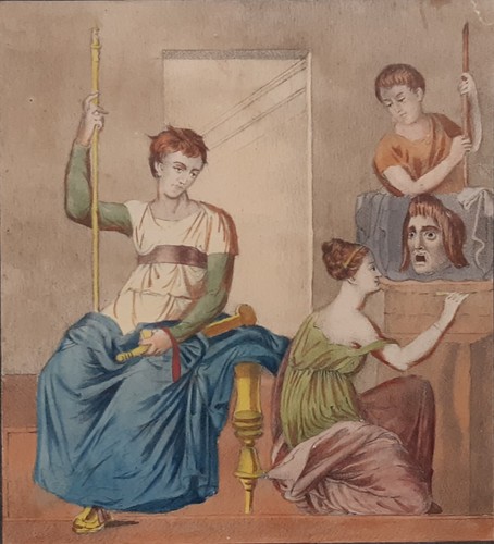 Très beau dessin aquarellé - très,