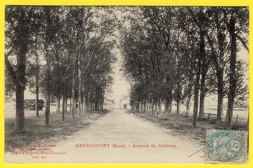 Cpa rare heudicourt - cpa, 27