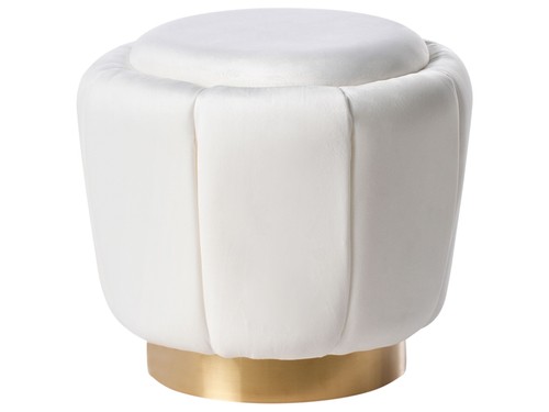 Pouf moderne velours x - moderne,