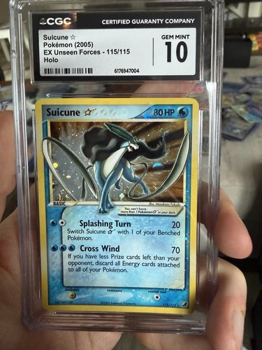 Cgc suicune gold star ex - gold,