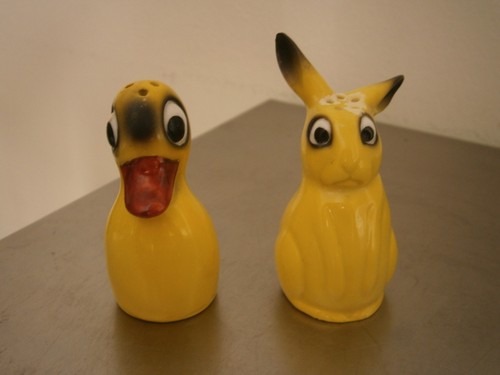 Salières art déco animaux - déco,