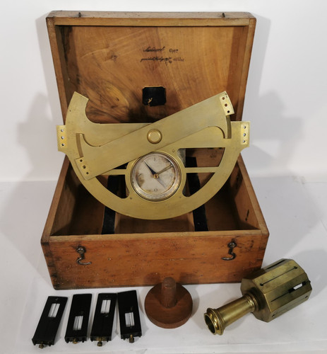 Coffret ancien graphometre - coffret,