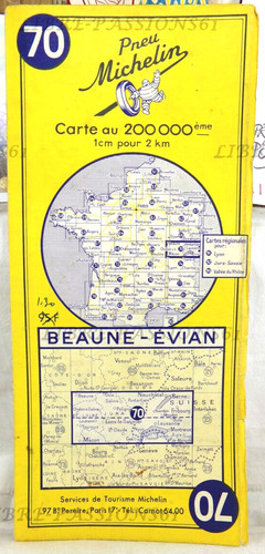 Carte routière michelin - carte,