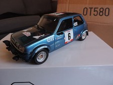 RENAULT 5 R5 ALPINE TURBO GR2 TDC 1979 bleu 1/18 OTTO OTTOMOBILE OTTOMODELS